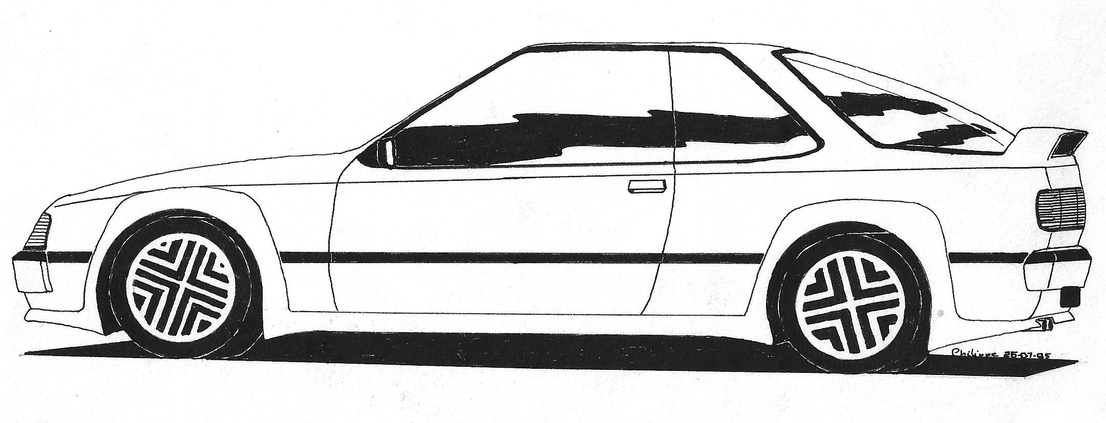 Coupé GT dessin