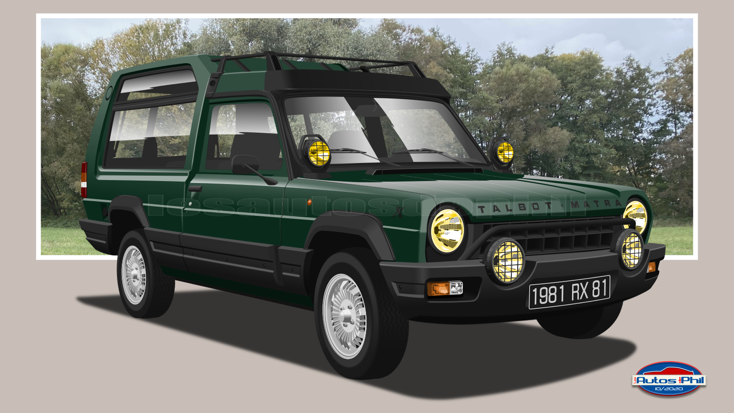 Matro Simca Rancho Model Auto Matra-Simca Rancho, quand un constructeur joue au Meccano avec trois ...