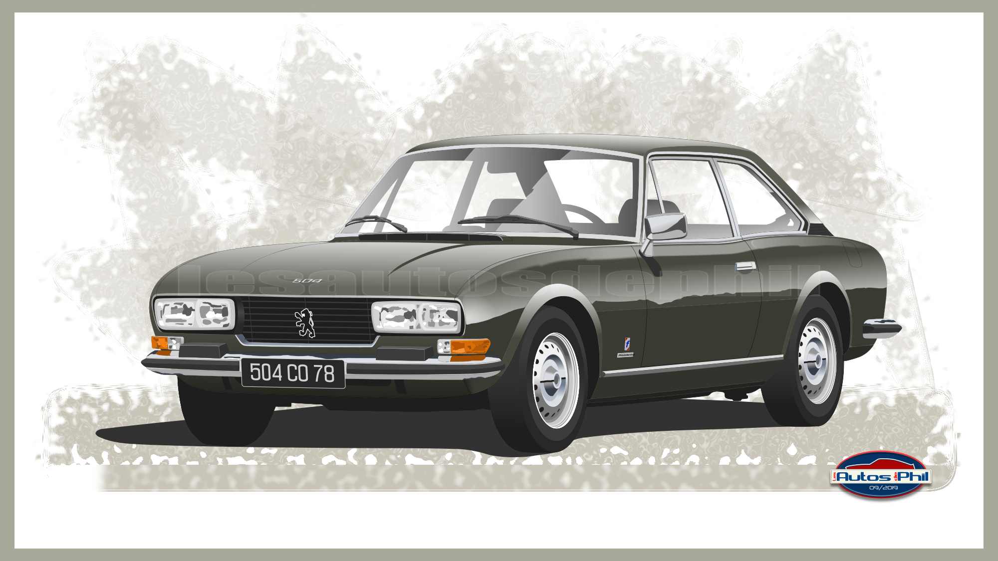 Peugeot 504 2.0 Pininfarina Coupé - Sept. 1979